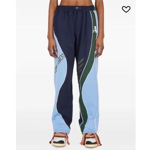 NWT Ahluwalia Femi panelled wave track pants